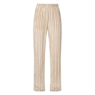 Forte_Forte Dames, Broeken, Beige, Maat: XS Viscose