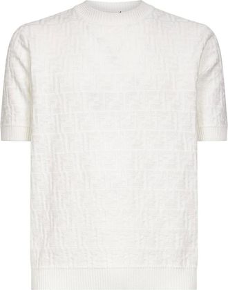 Fendi Hombre, Jerseys, Blanco, Talla: XL