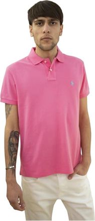 Ralph Lauren Polo met korte mouwen - Heren - Polos - Roze - L - Tops