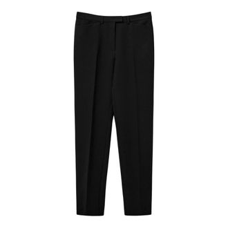 Sofie Schnoor Luminasw Slim Fit Pantalon - Dames - Broeken - Zwart - Maat: 2XS Leer