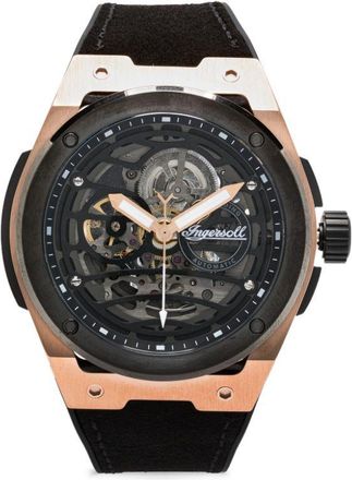 Ingersoll The Springfield 48mm - men - Rubber/stainless steel - One Size - Black