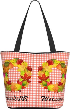 AOOEDM Welcome Wreath Ladies Shopping Bag 13x11x7in.The Perfect ValentineS Day Gift.It Is The Best ValentineS Day Gift For Mom, Daughter, Wife,Etc