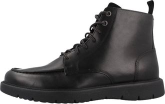 Geox U Pove Lace-up Stivali - - Shoes - Uomo - Nero - 43 EU