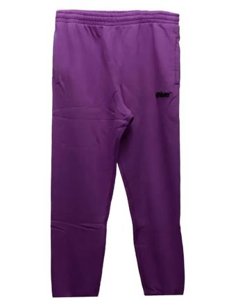 Off-white logo trousers - Purple