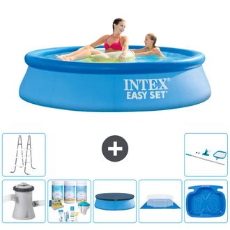 Intex Piscina Easy Set Redonda - 244x61 Cm - 8-piezas S21141