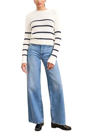 La Ligne Mini Marina Sweater in Cream/navy at Nordstrom, Size X-Large