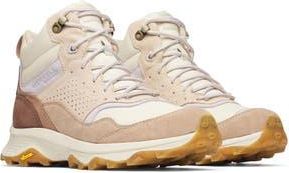 Merrell Speed Solo Waterproof Mid Hiking Sneaker in Stucco at Nordstrom Rack, Size 10.5