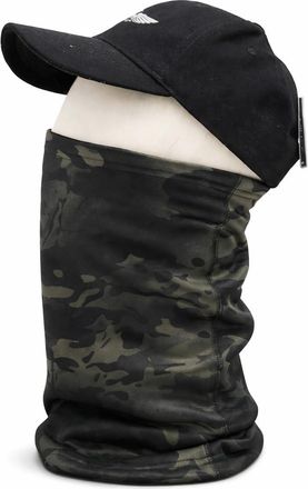 Generic British Army Style Night Camo MTP Black Multicam Fleece Lined Winter Snood Mask for Cold Weather Outdoor Use