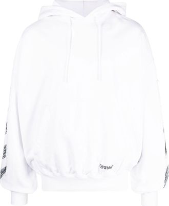 Off-white Diag Scribble print hoodie - men - Polyester/Cotton - S