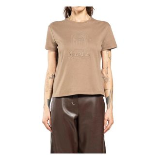 Max Mara Tops, Dames, Bruin, XL, Katoen, Smmbella