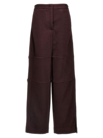 Jil Sander Purple Wide Leg Pants