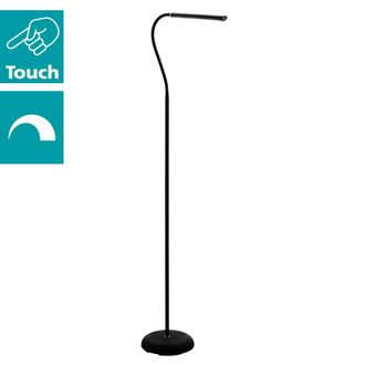 Eglo Laroa Touch Floor Lamp - Black | TJ Hughes