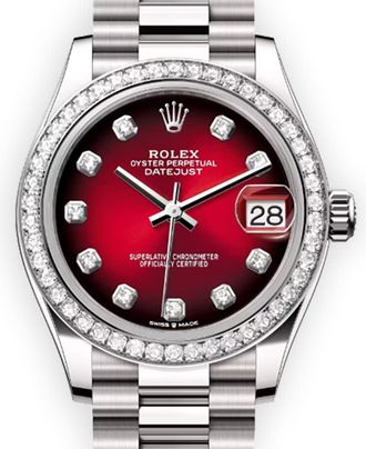 Rolex Datejust Automatic Chronometer Diamond Ladies Watch M278289RBR-0028