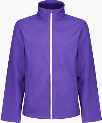 Regatta Mens Regatta Standout Mens Ablaze Printable Soft Shell Jacket - Purple - Size: 44/Regular