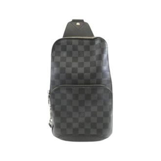 Louis Vuitton Pre-owned Leren Schoudertas - Heren - Pre-owned - Grijs - Maat: ONE Size Leer