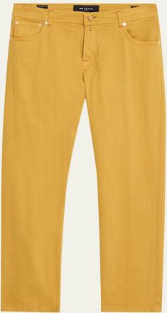 Kiton Mens Kurabo Slim Fit Cotton Stretch Five-Pocket Pants
