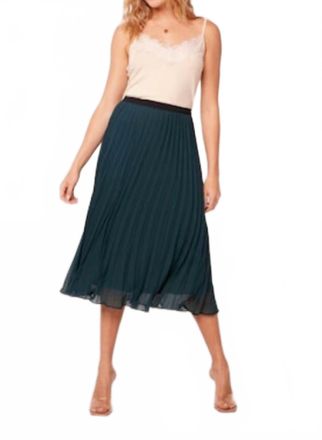 Band Of The Free Rugby Midi Skirt In Green