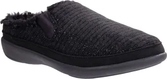 Revitalign Apres Faux Fur Lined Slipper in Black at Nordstrom, Size 7