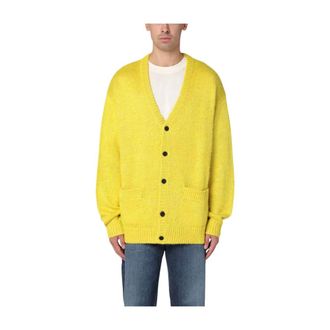 New Amsterdam Surf Association Truien & Vesten, Heren, Geel, S, Linnen, Gele Linnen Trui