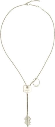 Paco Rabanne Key Necklace - female - Rabanne - Necklaces - Gray - ONE SIZE - Accessories