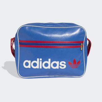 adidas Sporttasche ADIDAS ORIGINALS OG AIRLINER, Damen, blau, better scarlet, Obermaterial: 100% Polyurethan, Taschen Sporttasche, Schultertasche im angesagt