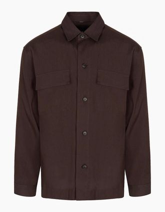 HUGO BOSS Mens P CAI K2P 261 SHIRT - Brown - Size: 40/Regular