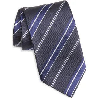 Tom Ford Stripe Jacquard Silk Tie in Uuc Navy Multicolor at Nordstrom