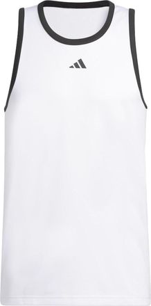 adidas Legends Basketball 3-Stripes Tank Top White IC2460