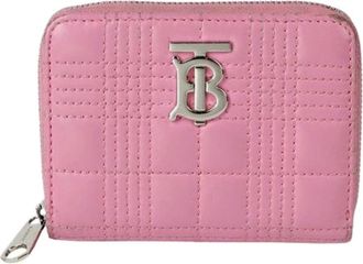 Burberry Pre-owned Wallets, female, Pink, Size: ONE SIZE Pre-owned Rolla Zip Coin Wallet