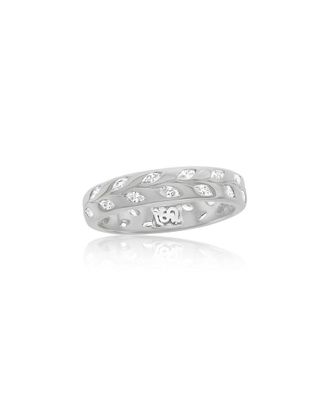 Suzy Levian Suzy Levian Silver Cz Eternity Ring