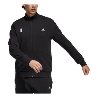 adidas Mens adidas Wj Kn Tracktop Martial Arts Series Sports Stylish Logo Jacket Black H39334