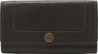 Louis Vuitton Utah Leather Key Case (Authentic Pre-Loved)
