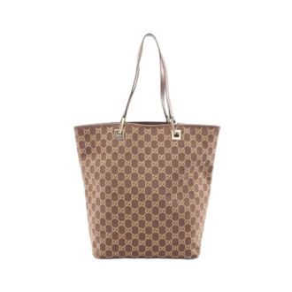 Gucci Pre-owned Tote Bags, female, Brown, Size: ONE SIZE Pre-owned Vintage Tote Bag