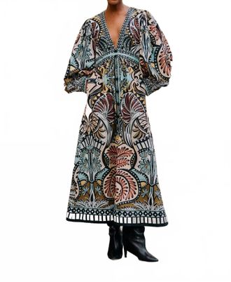 Farm Rio Balamana Maxi Dress In Multi