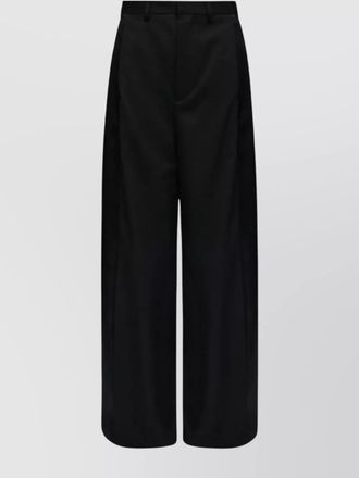 Maison Margiela satin wide-leg trousers
