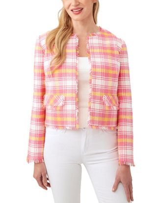 Trina Turk Rocco Linen-Blend Blazer