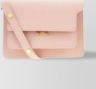 Marni leather trunk crossbody bag
