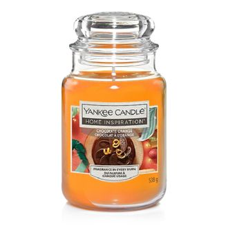 Yankee Candle Company Chocolate Orange, candela in giara grande Yankee Candle