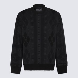 Balenciaga Dark Grey Cotton Knitwear