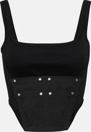 Dion Lee Workwear cotton corset top