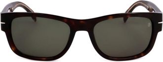 David Beckham Db 7035/S Tortoiseshell Rectangular Acetate Sunglasses