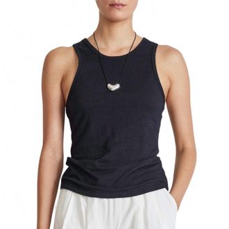 Apiece Apart Womens Savina Razor Tank Top In Black