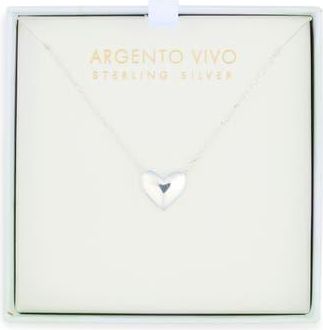 Argento Vivo Bubble Heart Pendant Necklace at Nordstrom Rack