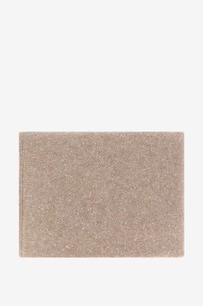 Fabiana Filippi Flauschiger Strickschal mit Pailletten