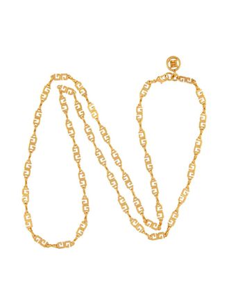 Givenchy 1980s G-link necklace - women - Gold Plated - One Size