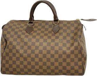 Louis Vuitton Pre-owned Handbags, female, Brown, Size: ONE SIZE Pre-owned Speedy 35 Handbag