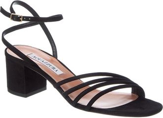 Aquazzura Latour 50 Suede Sandal