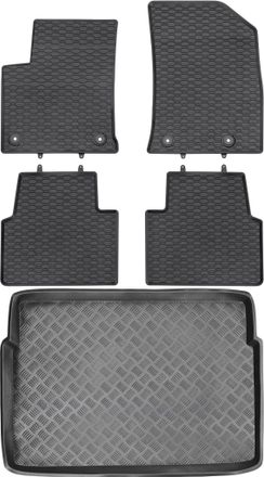 OEM Juego De Alfombrillas De Goma Para Coche Y Alfombrilla Para Maletero Del Opel Crossland X Crossover De 2017