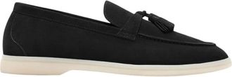 Scarosso Leandra Loafers - Dames - Loafers - Zwart - 37 1/2 EU - Leer - Schoenen