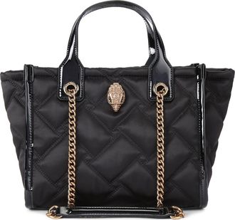 Kurt Geiger Small Hoxton Quilted Shopper Bag in Black at Nordstrom